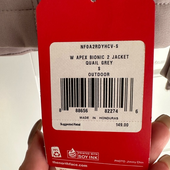 The North Face Women’s Apex Bionic 2 Jacket Quail Grey size Smalll - Picture 6 of 8